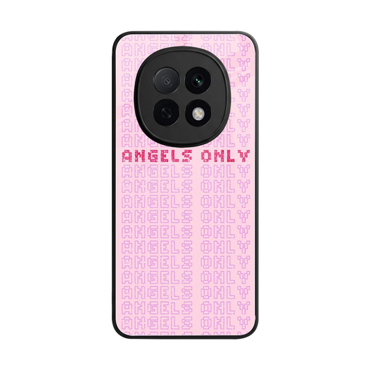 Angels Only back phone cover | glass case for oppo f29 pro 5g