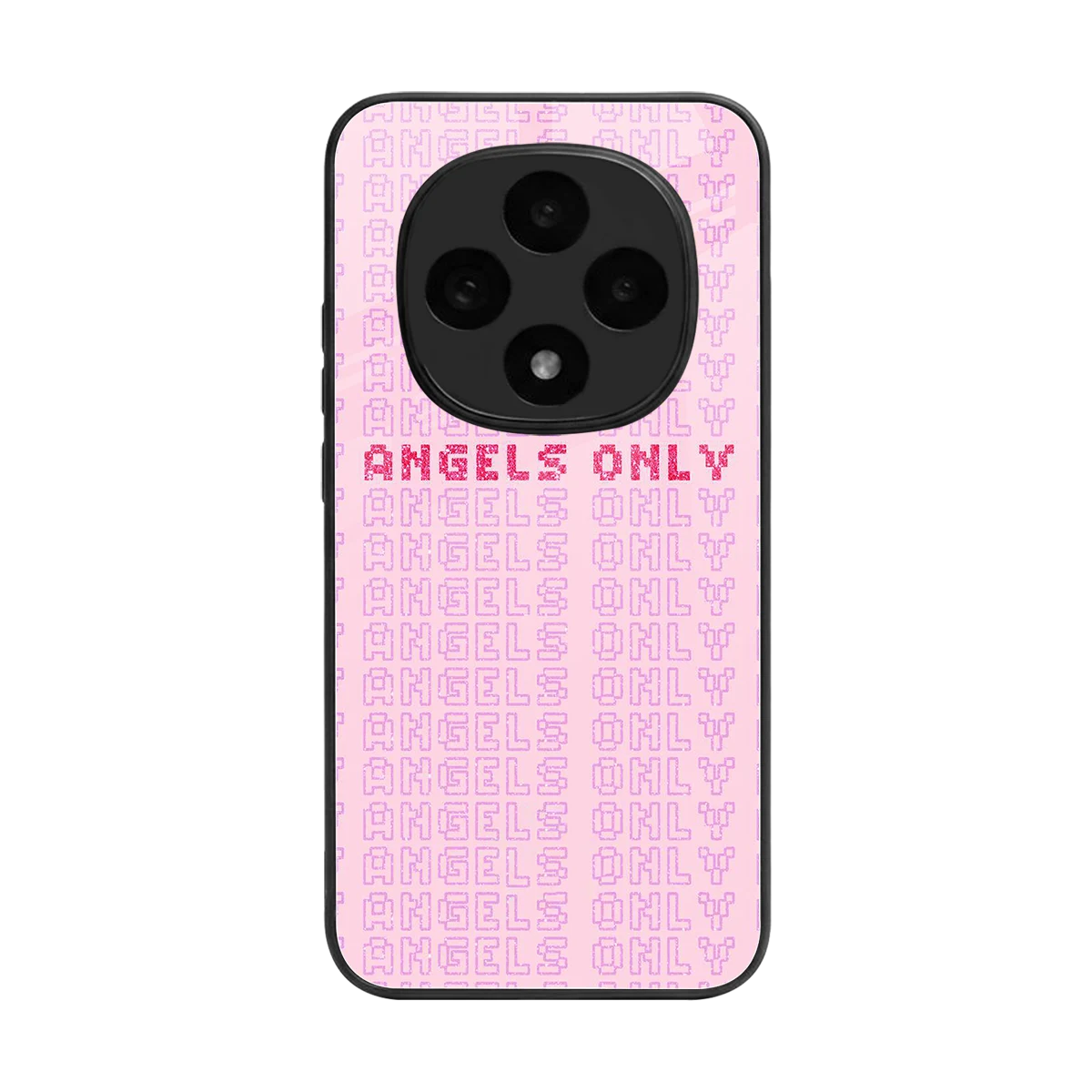Angels Only back phone cover | glass case for oppo f31 pro 5g