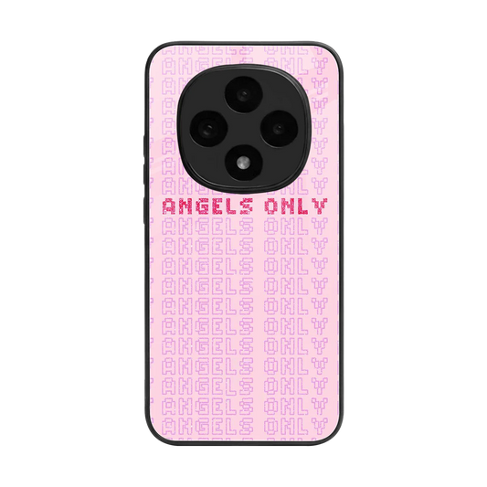 Angels Only back phone cover | glass case for oppo f31 pro 5g