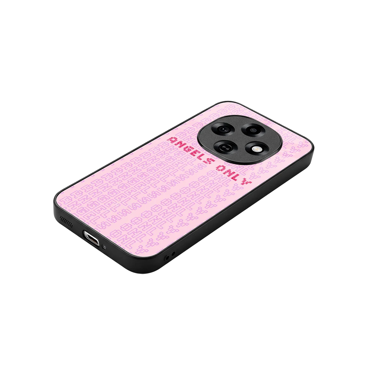 Angels Only stylish phone case for oppo f31 pro 5g | glossy glass and slim fit