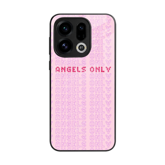 Angels Only back phone cover | glass case for oppo find x9