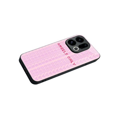 Angels Only stylish phone case for oppo find x9 | glossy glass and slim fit