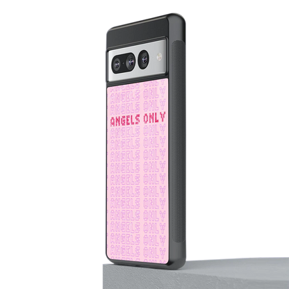 Angels Only stylish phone case for google pixel 7 pro | glossy glass and slim fit