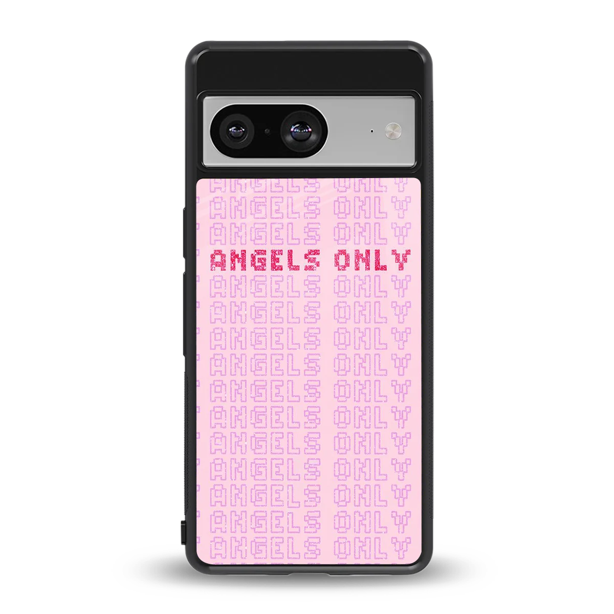 Angels Only back phone cover | glass case for google pixel 8