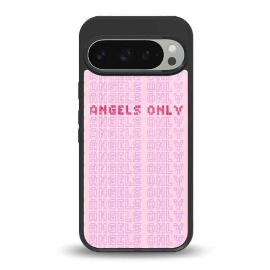 Angels Only back phone cover | glass case for google pixel 9 pro
