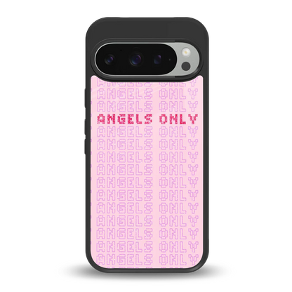 Angels Only back phone cover | glass case for google pixel 9 pro xl