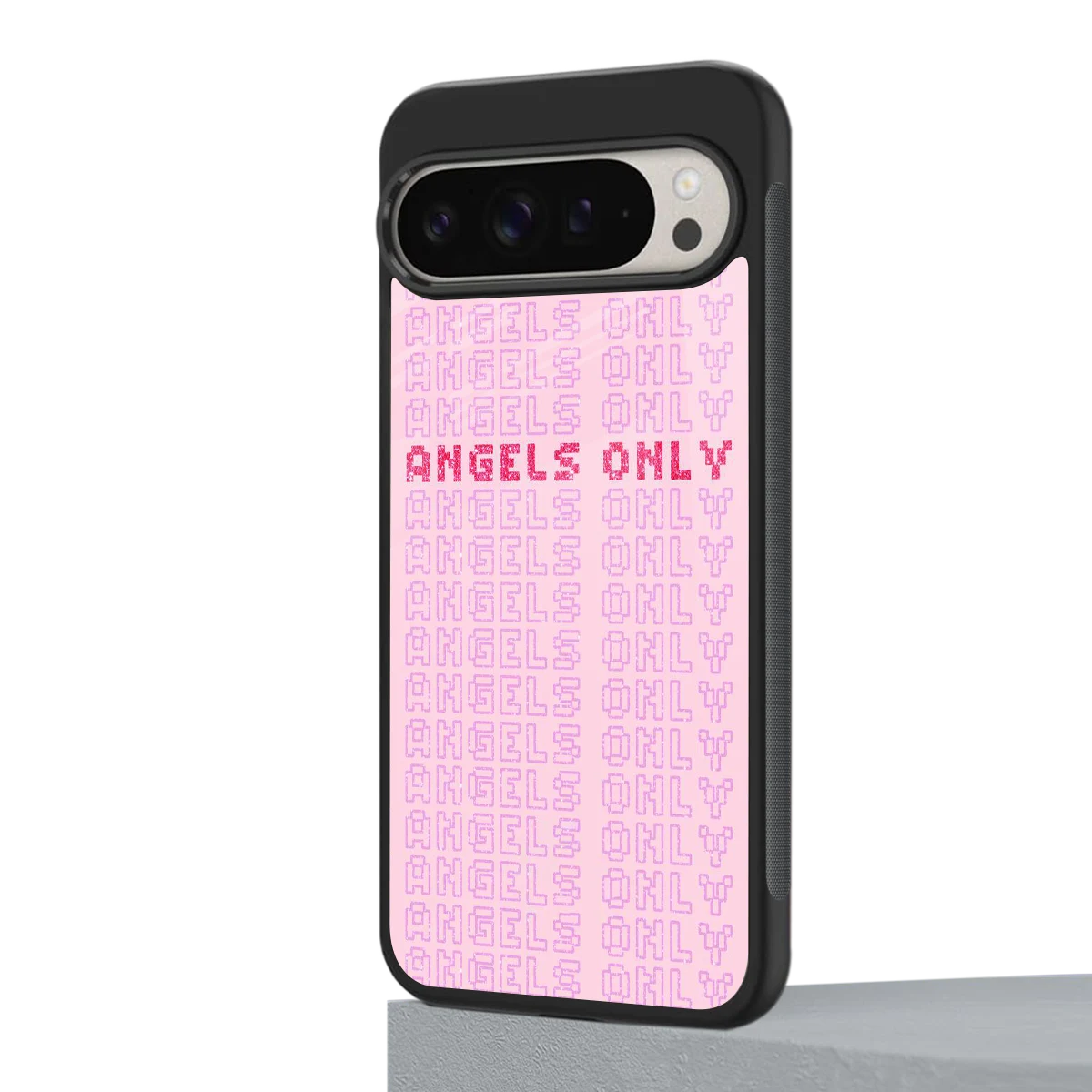 Angels Only google pixel 9 pro xl mobile cover | shockproof glass phone case
