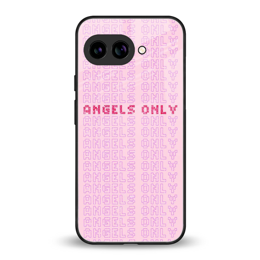 Angels Only back phone cover | glass case for google pixel 9a