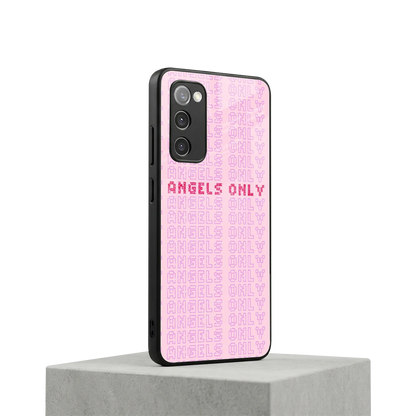 Angels Only samsung galaxy s20 fe mobile cover | shockproof glass phone case