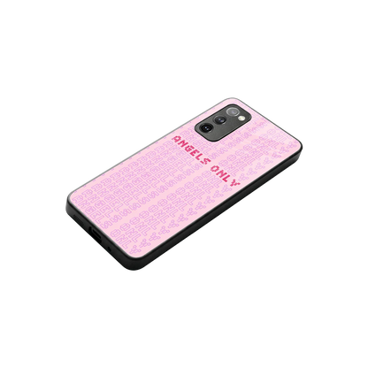 Angels Only stylish phone case for samsung galaxy s20 fe | glossy glass and slim fit