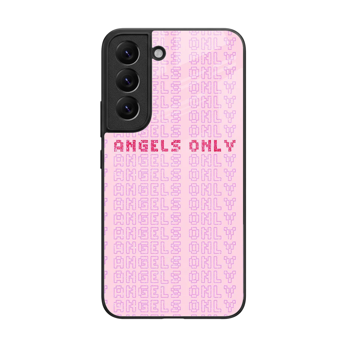 Angels Only back phone cover | glass case for samsung galaxy s22