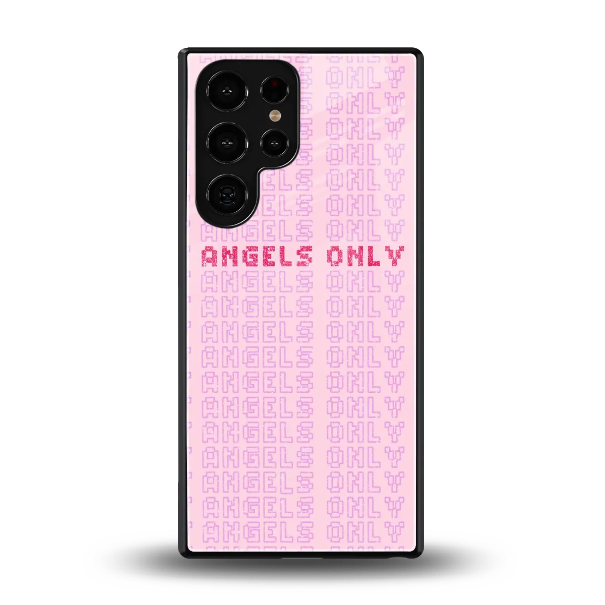 Angels Only back phone cover | glass case for samsung galaxy s25 ultra