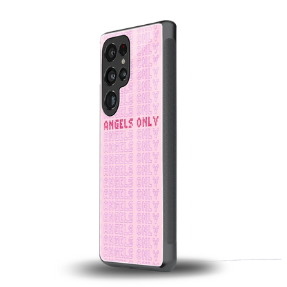 Angels Only samsung galaxy s25 ultra mobile cover | shockproof glass phone case