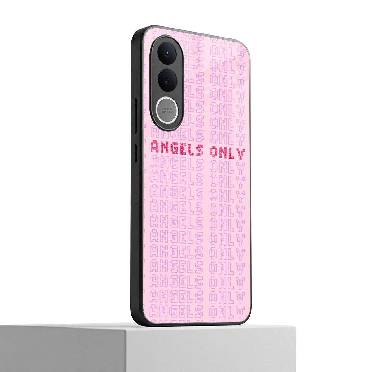 Angels Only vivo v70 fe mobile cover | shockproof glass phone case