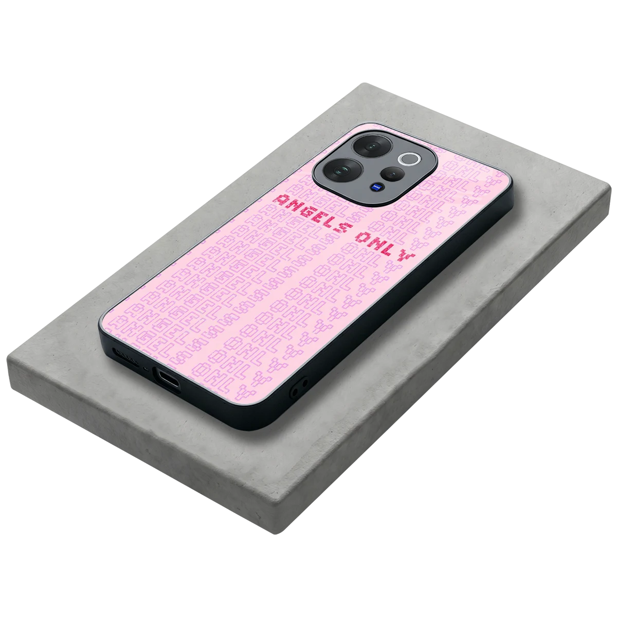 Angels Only stylish phone case for vivo v70 | glossy glass and slim fit
