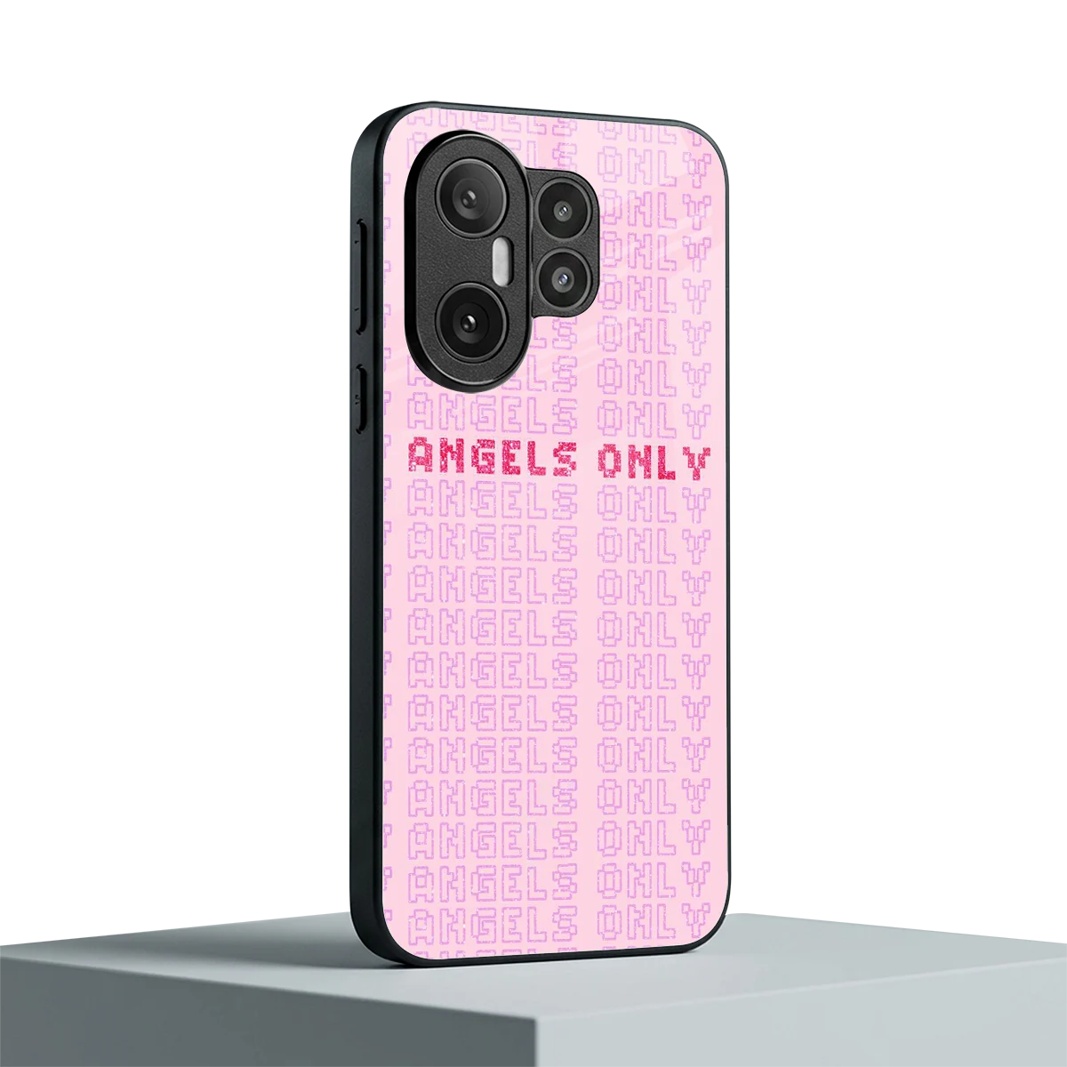 Angels Only vivo x200 fe mobile cover | shockproof glass phone case