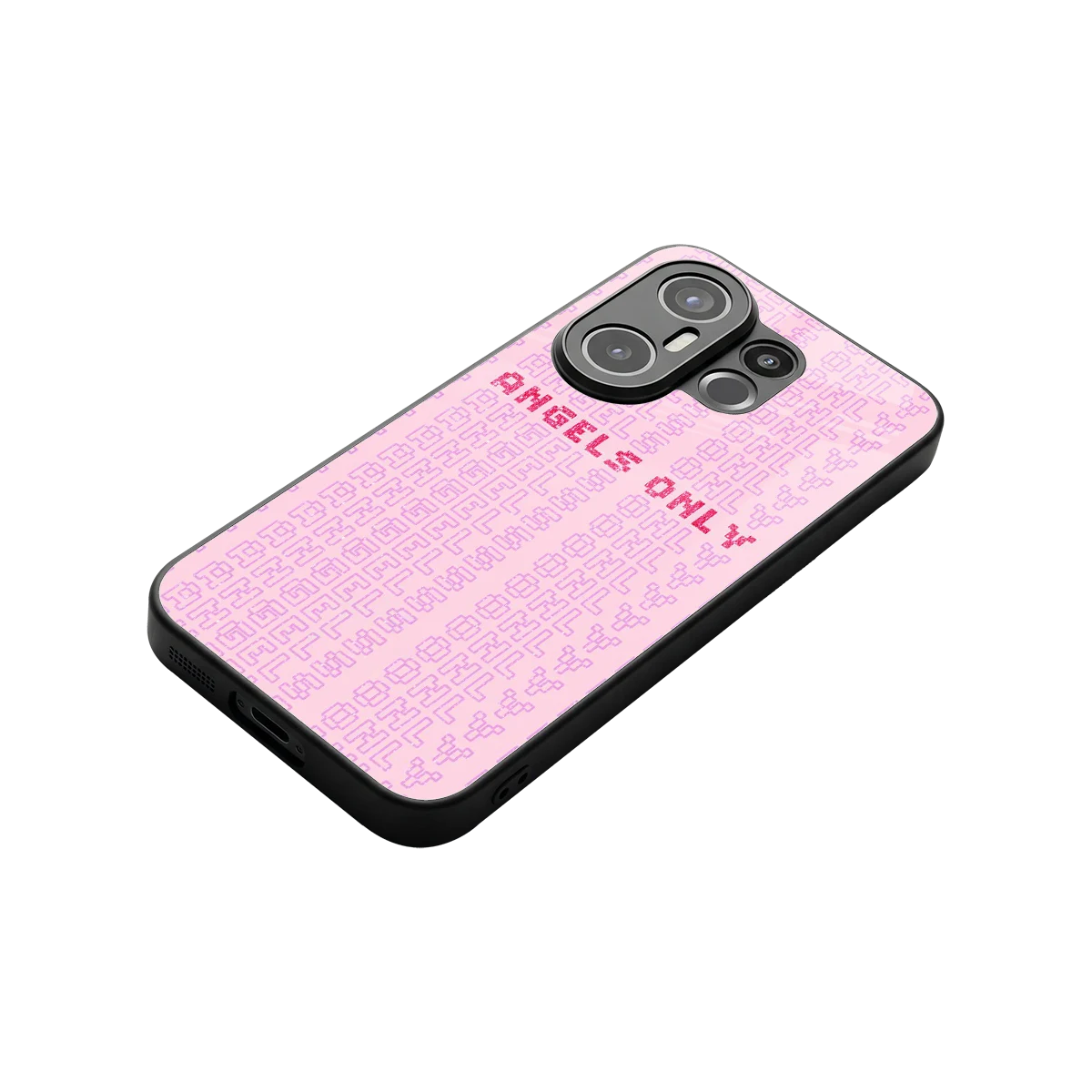 Angels Only stylish phone case for vivo x200 fe | glossy glass and slim fit