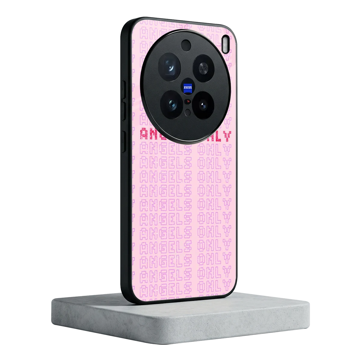 Angels Only vivo x200 pro mobile cover | shockproof glass phone case
