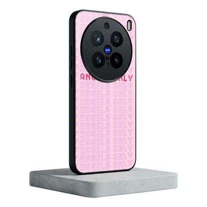 Angels Only vivo x200 pro mobile cover | shockproof glass phone case