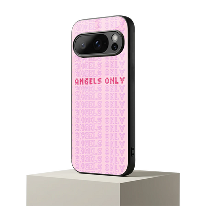 Angels Only google pixel 10 pro mobile cover | shockproof glass phone case