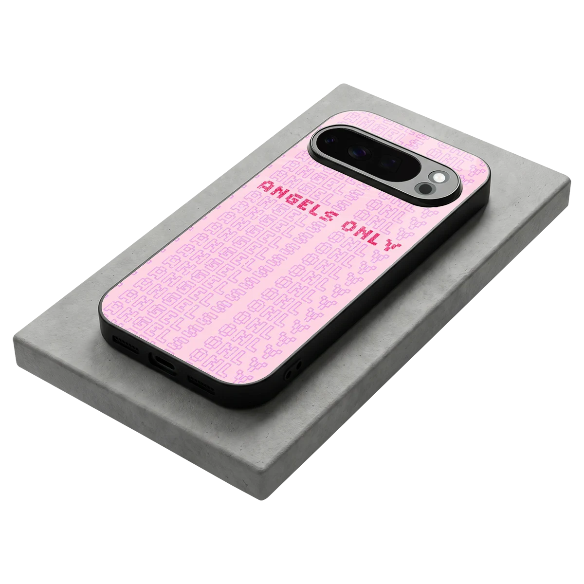 Angels Only stylish phone case for google pixel 10 pro | glossy glass and slim fit