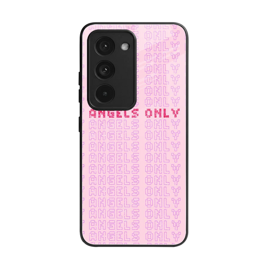 Angels Only back phone cover | glass case for redmi 15 5g