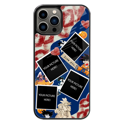 Polaroid Personalised Glass Phone Case