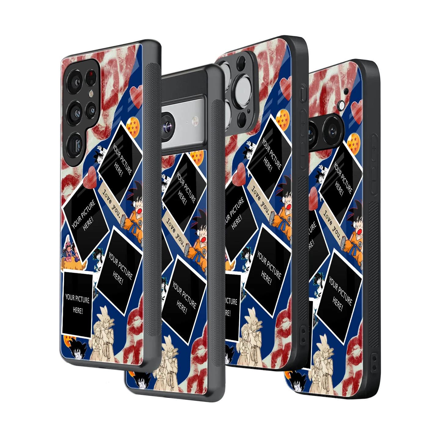 Polaroid Personalised Glass Phone Case