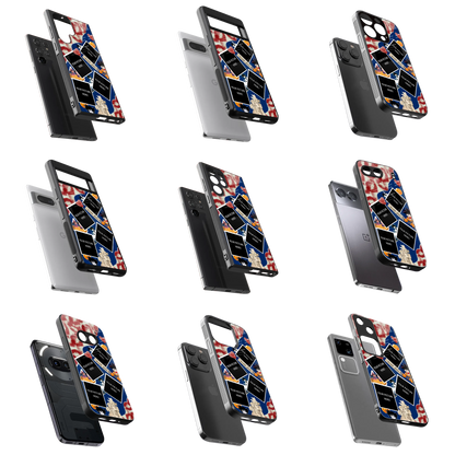 Polaroid Personalised Glass Phone Case