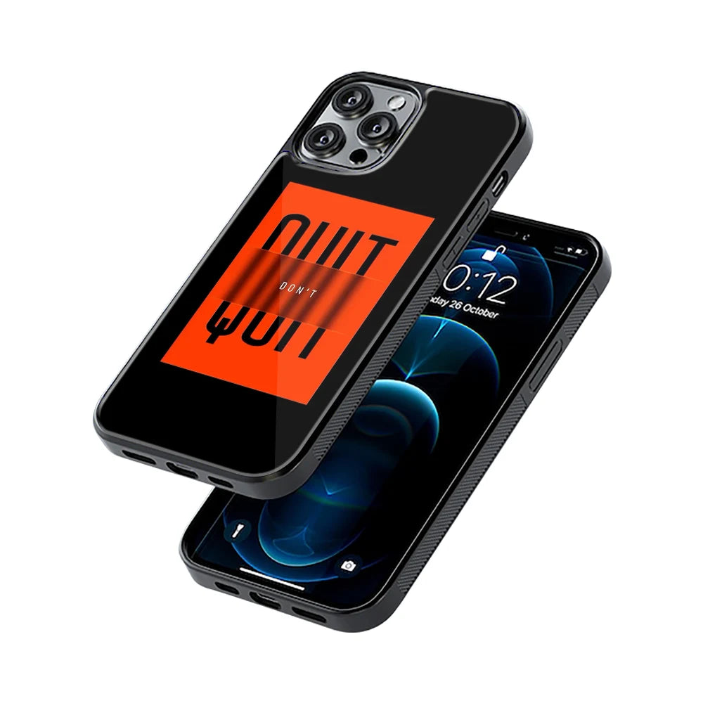 Protective Glass Back Phone Case Compatible with iPhone, Samsung, OnePlus, Pixel & More