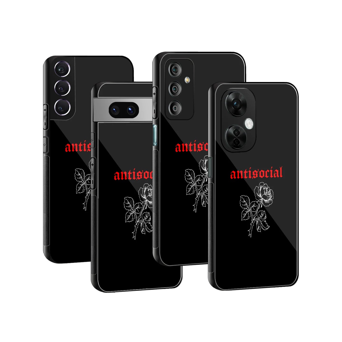 Stylish Glass Back Case for All Smartphones iPhone, Samsung, OnePlus, Pixel, Redmi, Oppo, Vivo, Motorola