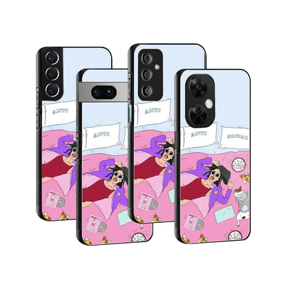 Stylish Glass Back Case for All Smartphones iPhone, Samsung, OnePlus, Pixel, Redmi, Oppo, Vivo, Motorola