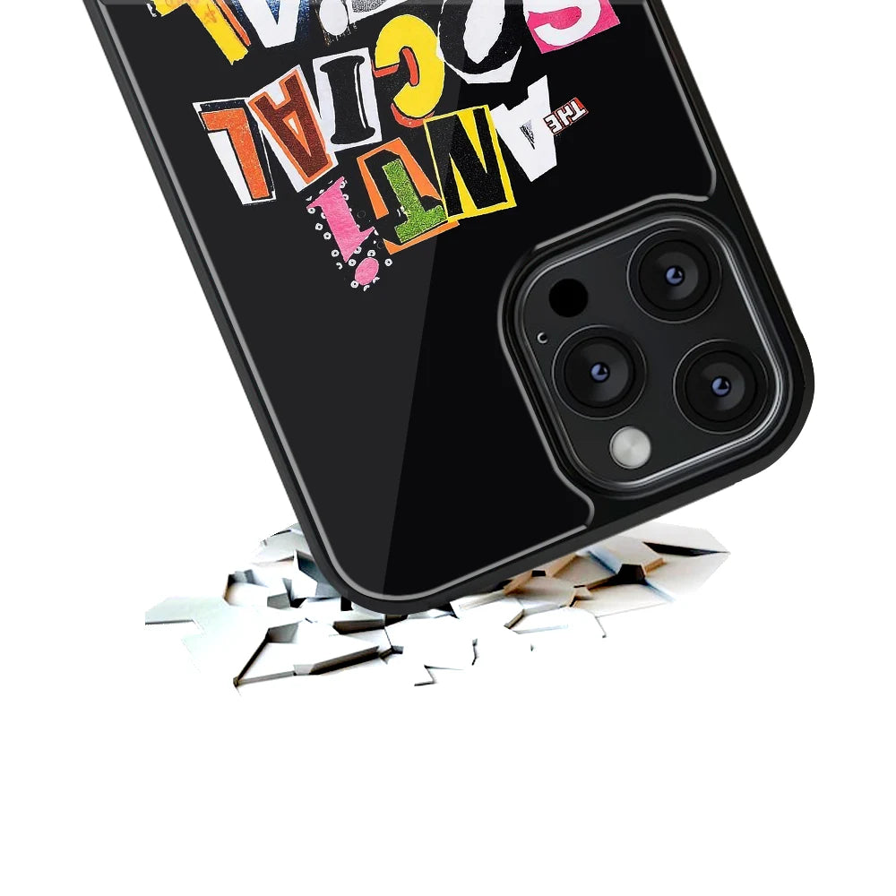 Durable Glass Back Mobile Case for iPhone, Samsung, OnePlus, Google Pixel, Redmi, Vivo, Oppo