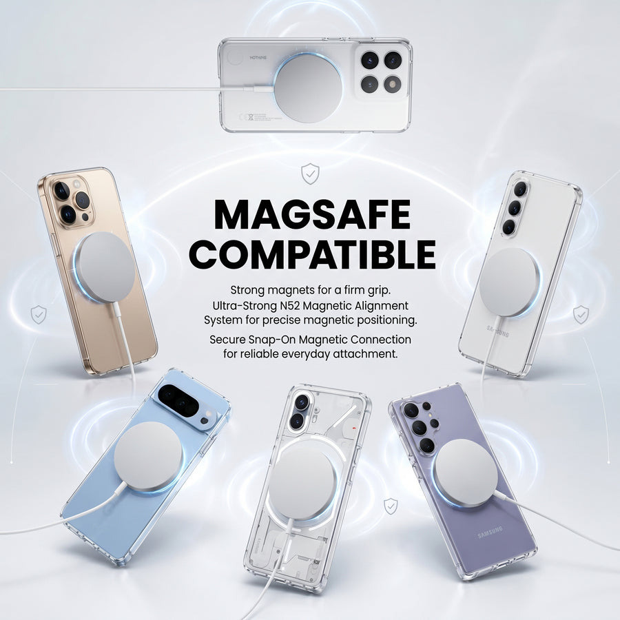 Anti Yellow Magsafe Clear Case for Samsung Galaxy A16 5G
