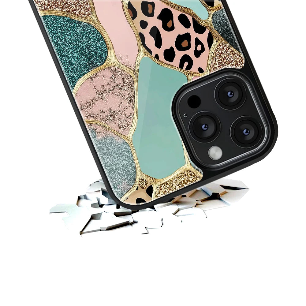 Durable Glass Back Mobile Case for iPhone, Samsung, OnePlus, Google Pixel, Redmi, Vivo, Oppo