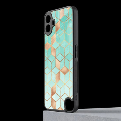 Aqua Mosaic cmf nothing phone 1 mobile cover | shockproof glass phone case