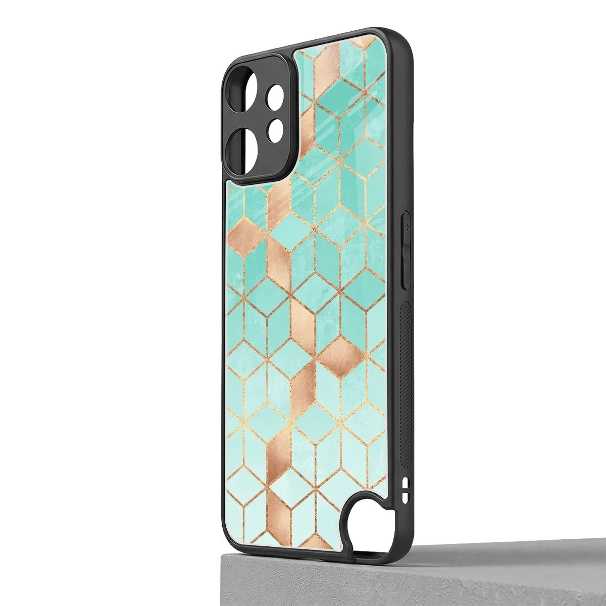 Aqua Mosaic cmf nothing phone 2 pro mobile cover | shockproof glass phone case