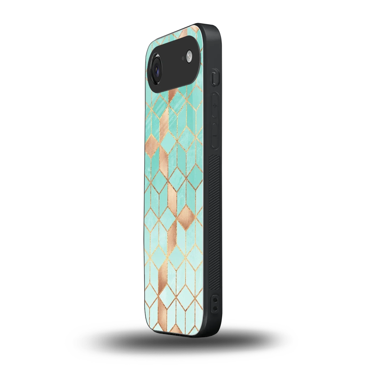Aqua Mosaic iphone air mobile cover | shockproof glass phone case
