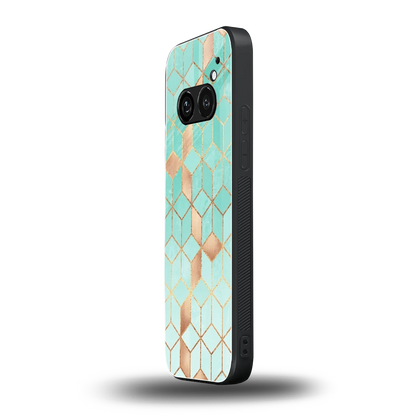 Aqua Mosaic nothing phone 2a plus mobile cover | shockproof glass phone case