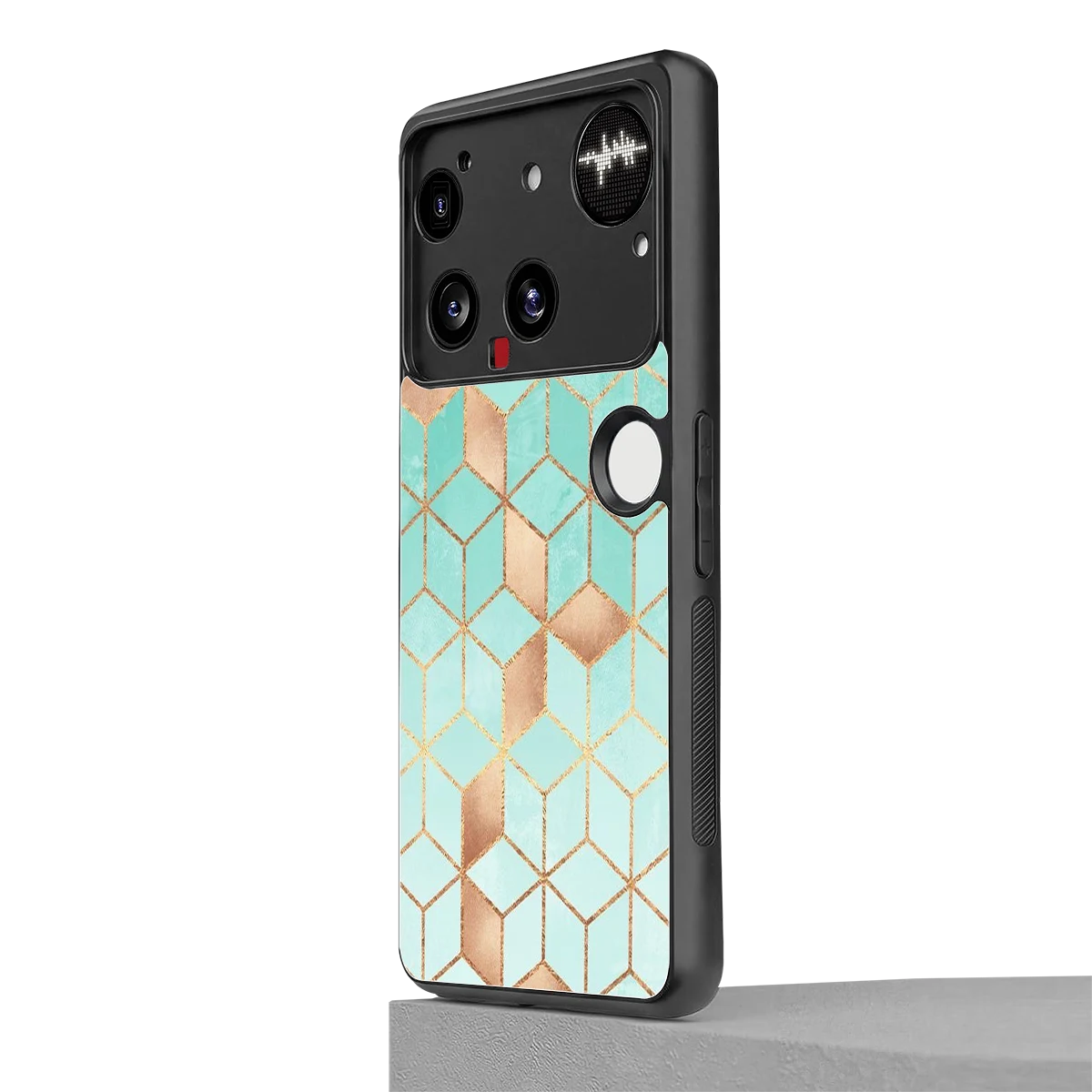 Aqua Mosaic nothing phone 3 mobile cover | shockproof glass phone case