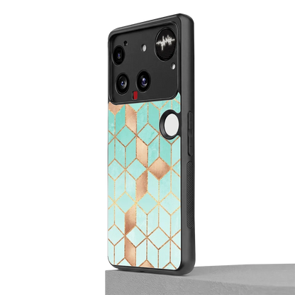 Aqua Mosaic nothing phone 3 mobile cover | shockproof glass phone case