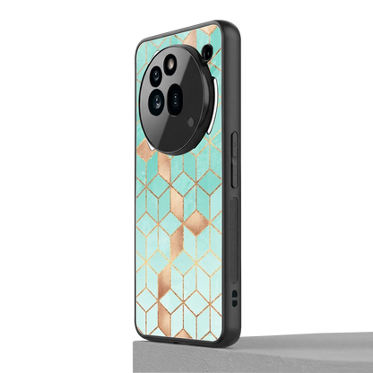 Aqua Mosaic nothing phone 3a pro mobile cover | shockproof glass phone case