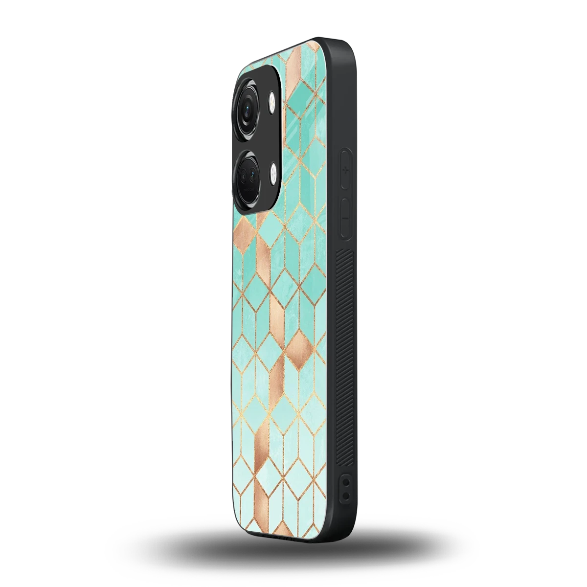 Aqua Mosaic oneplus nord 3 mobile cover | shockproof glass phone case