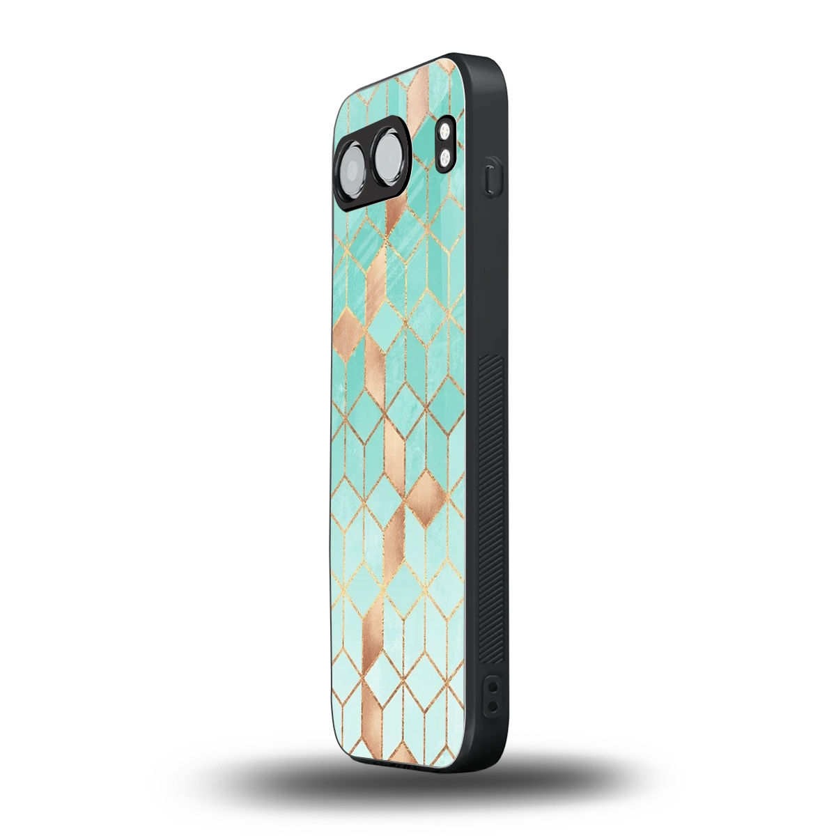 Aqua Mosaic oneplus nord 4 mobile cover | shockproof glass phone case