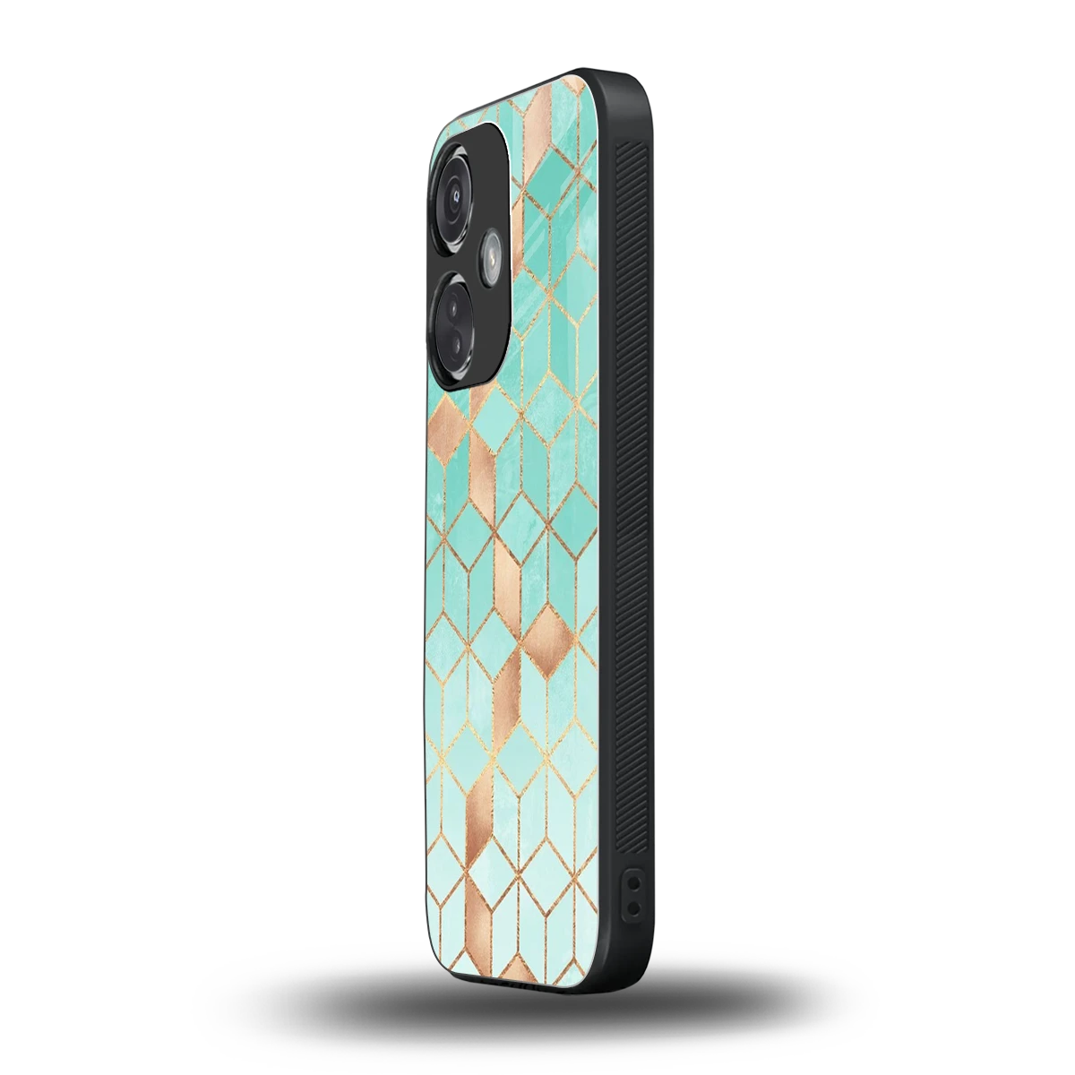 Aqua Mosaic oneplus nord ce 3 mobile cover | shockproof glass phone case