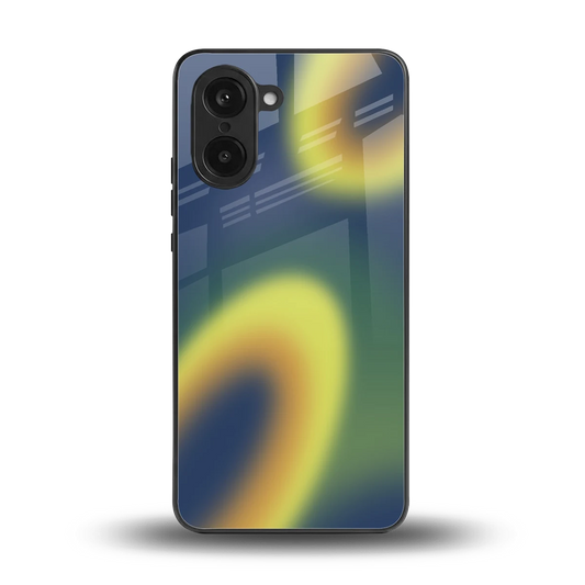 Aqua Sunset back phone cover | glass case for oneplus nord ce5 5g