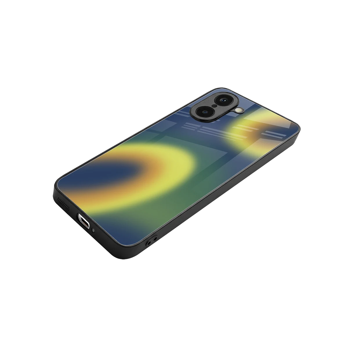 Aqua Sunset stylish phone case for oneplus nord ce5 5g | glossy glass and slim fit
