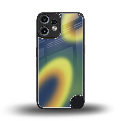 Aqua Sunset back phone cover | glass case for cmf nothing phone 2 pro