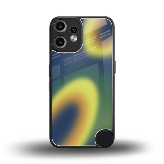 Aqua Sunset back phone cover | glass case for cmf nothing phone 2 pro