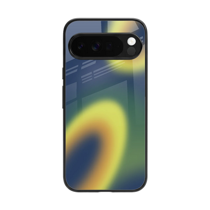 Aqua Sunset back phone cover | glass case for google pixel 10 pro xl